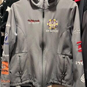 All In Gray Embroidered Contestant Jacket with Patch